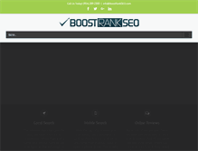 Tablet Screenshot of boostrankseo.com